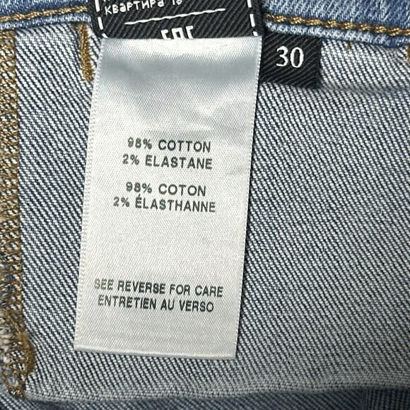 7‎ For All Mankind Jeans Size 30 Y2K Style A Pocket boot cut Denim Blue - Picture 9 of 10